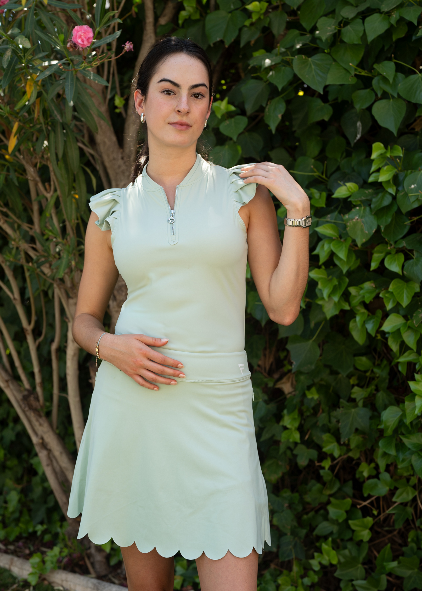 Falda Pebble | Sage Green