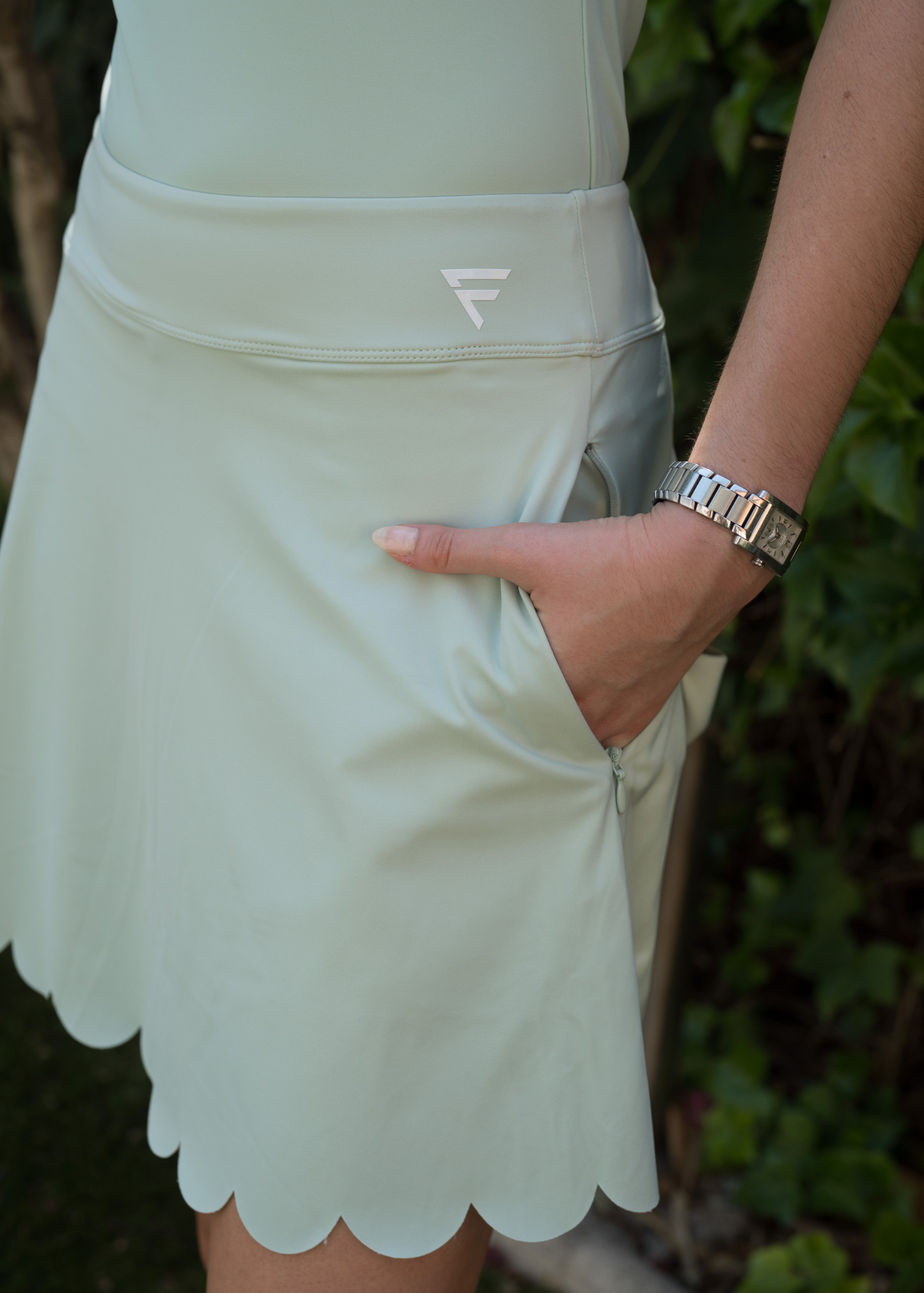 Falda Pebble | Sage Green