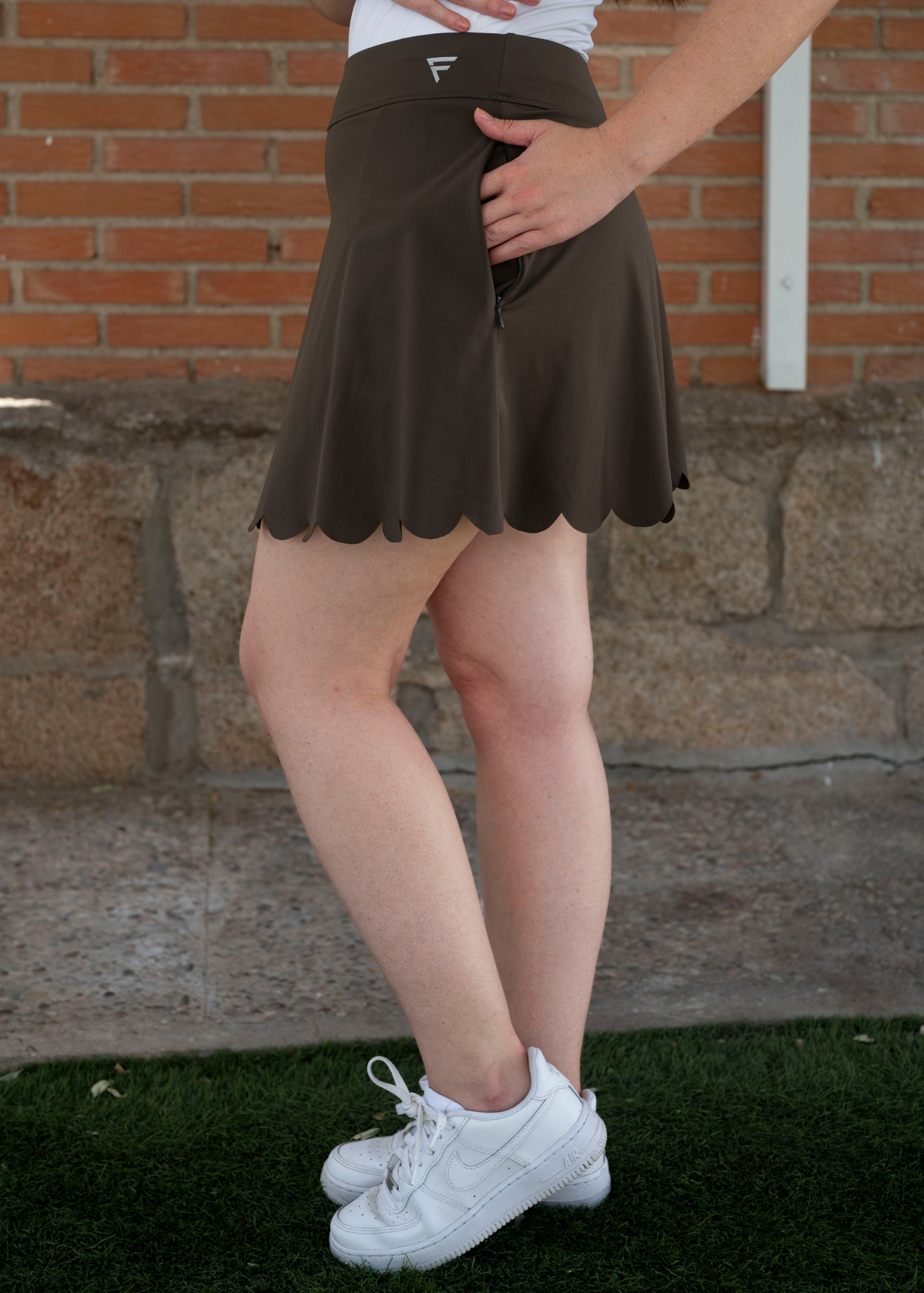 Falda Pebble | Verde Oliva