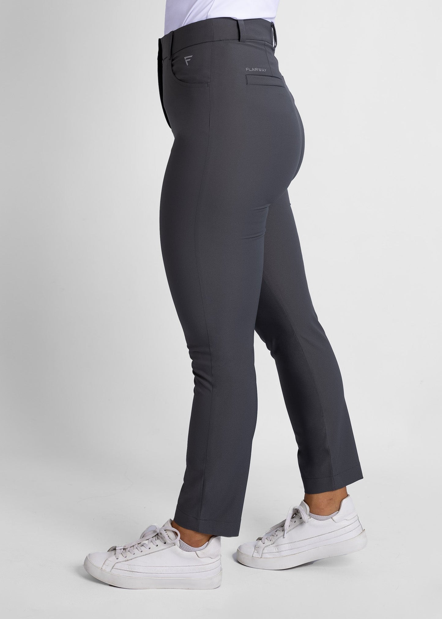 women high-waisted golf pants (volcanic ash)