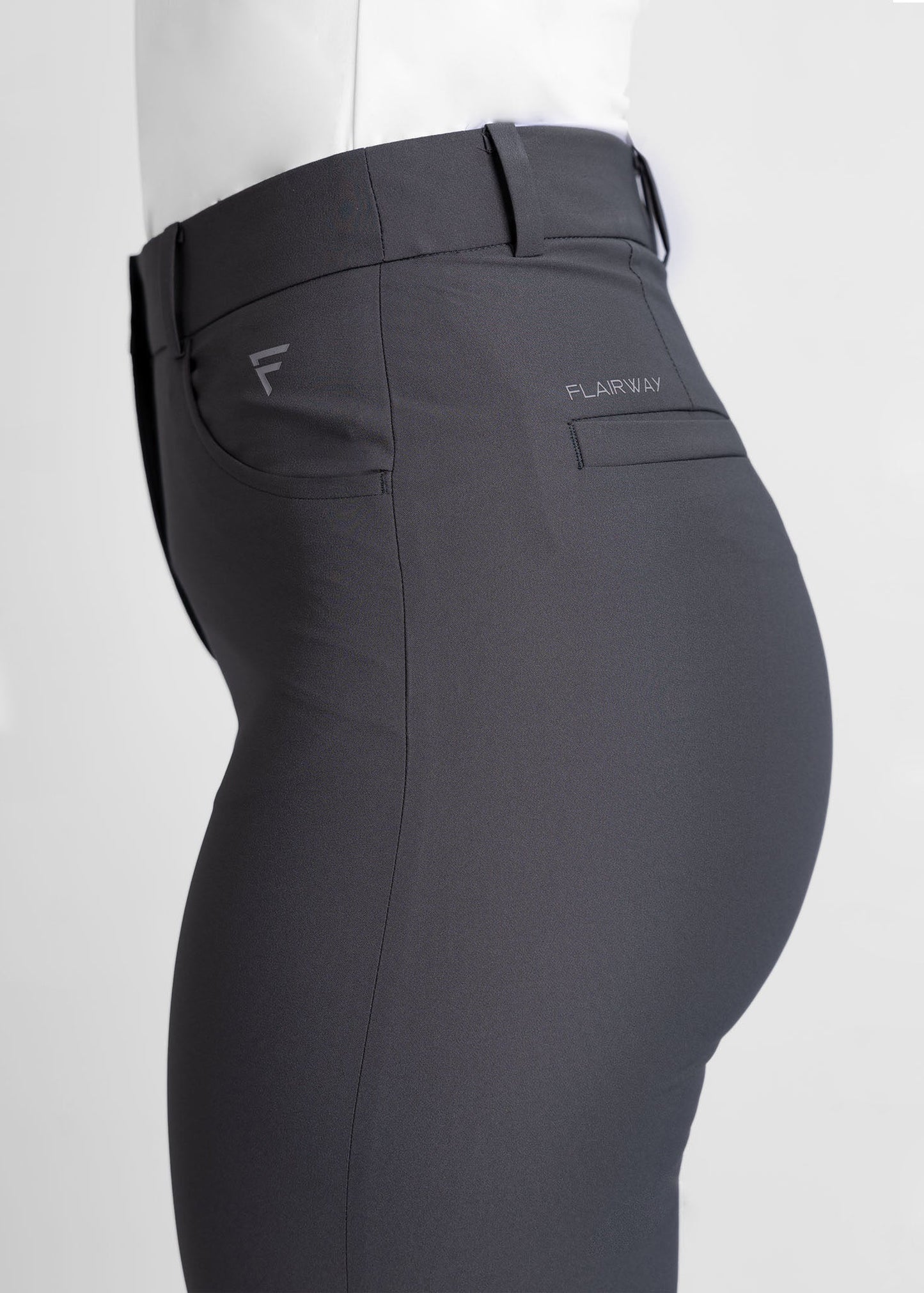 women high-waisted golf pants (volcanic ash)