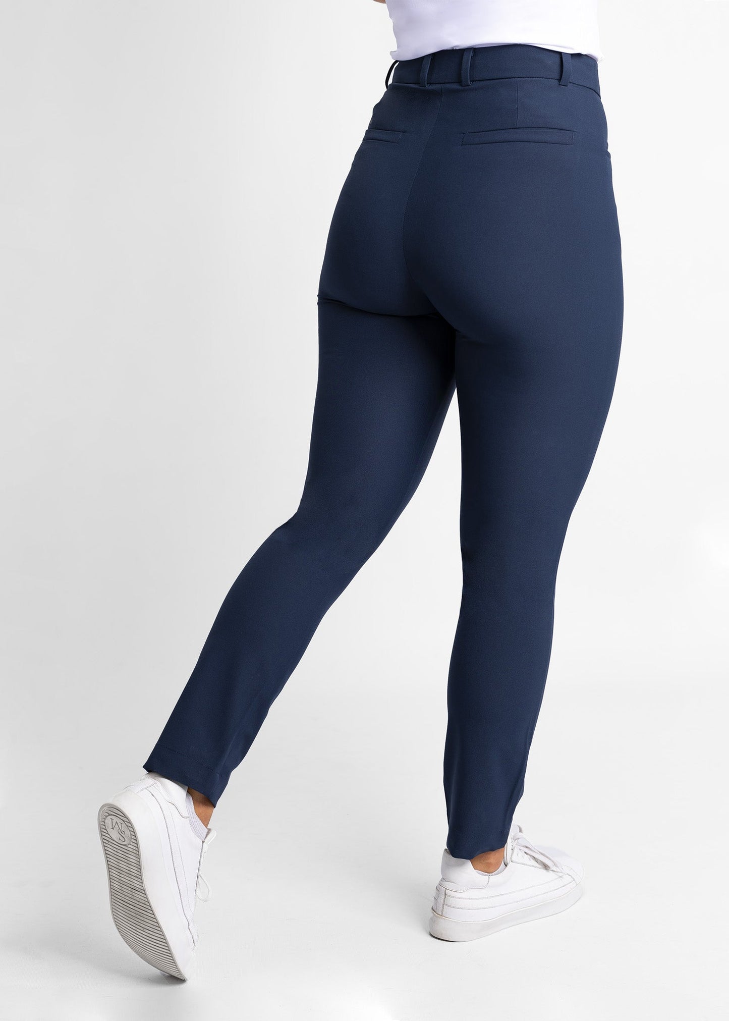 women high-waisted golf pants (navy)
