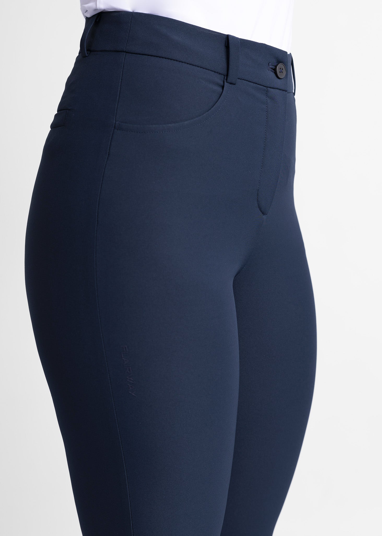 women high-waisted golf pants (navy)
