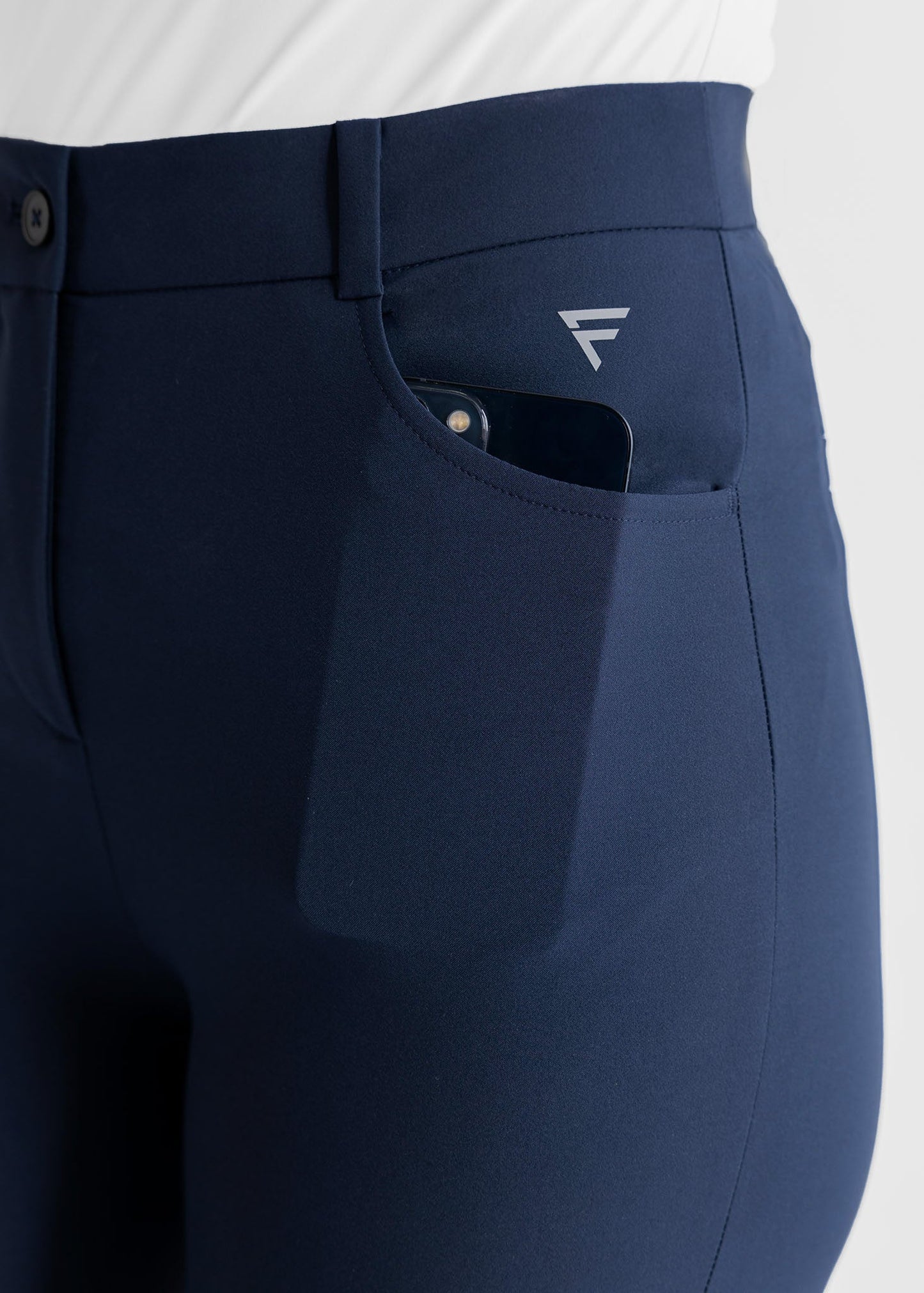 women high-waisted golf pants (navy)
