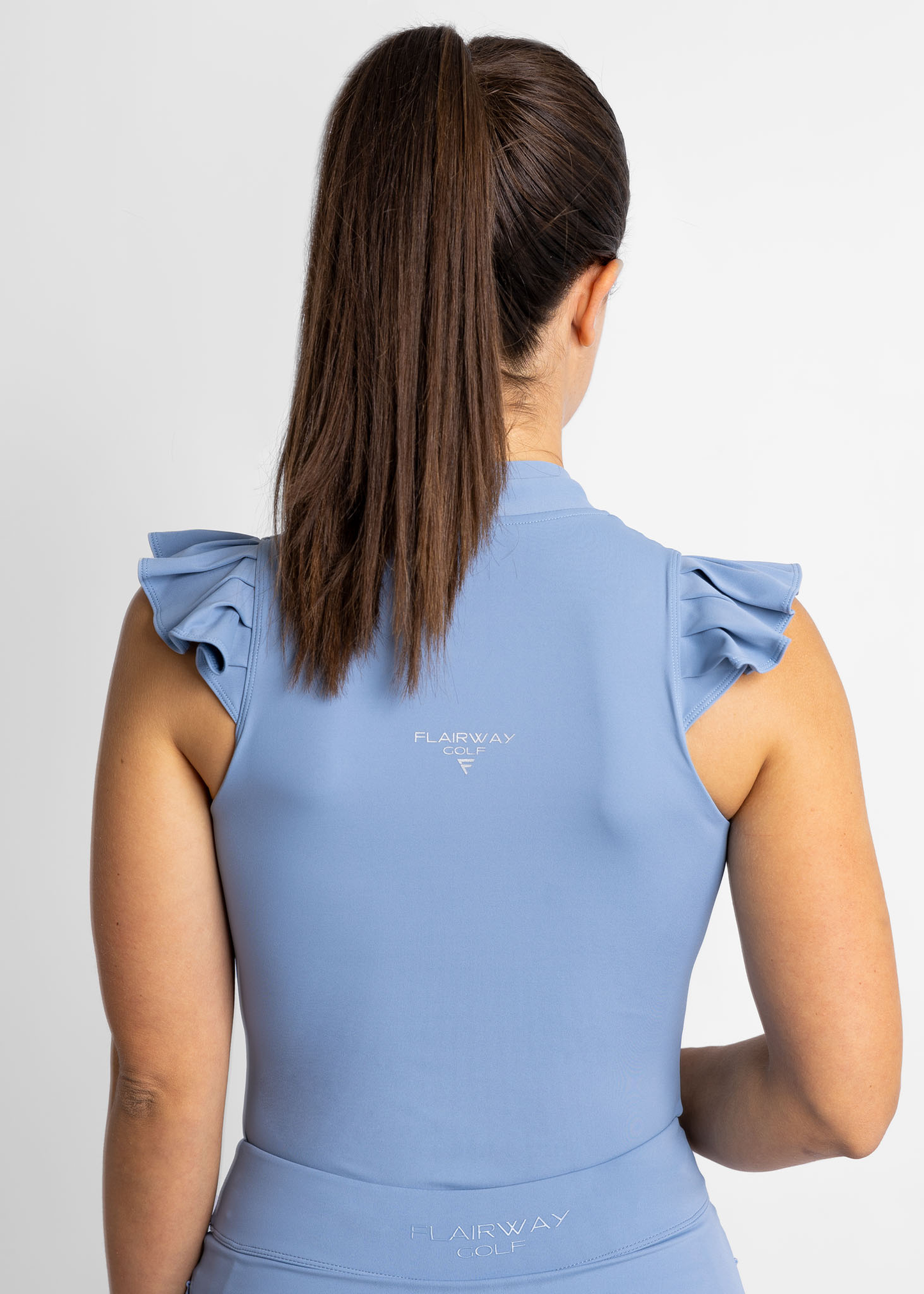 Quinta Sleeveless Shirt | Azure Blue