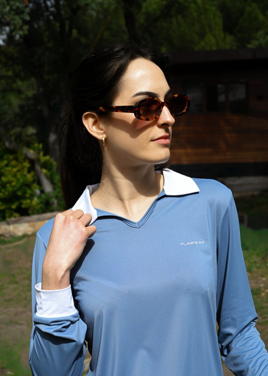 Skycrest Sunblocker Long Sleeve Shirt | Sky Blue
