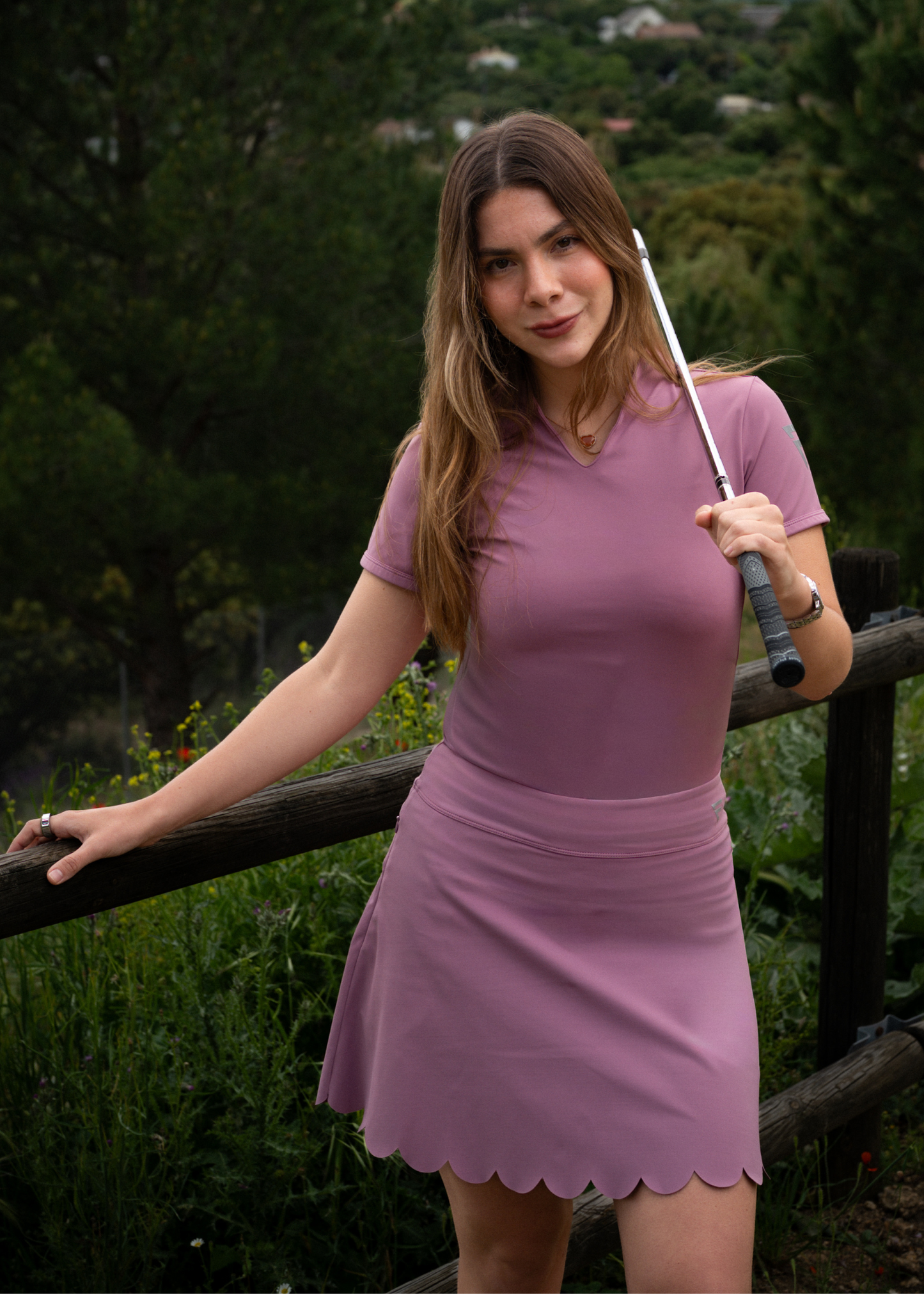 Falda Pebble | Mauve