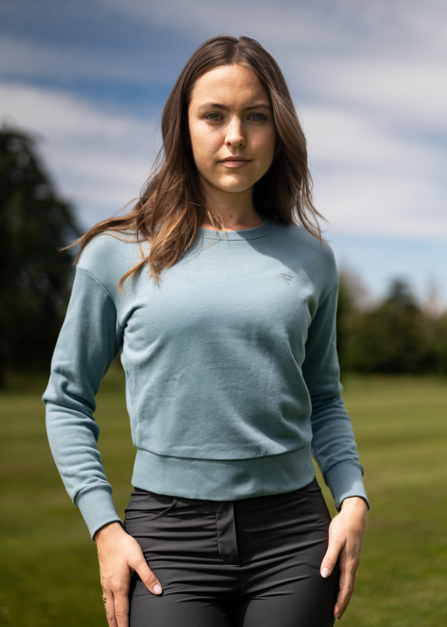 Kauri Crewneck Sweater | Sapphire Blue