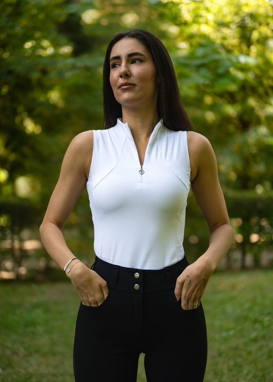 Doral Sleeveless Shirt | White