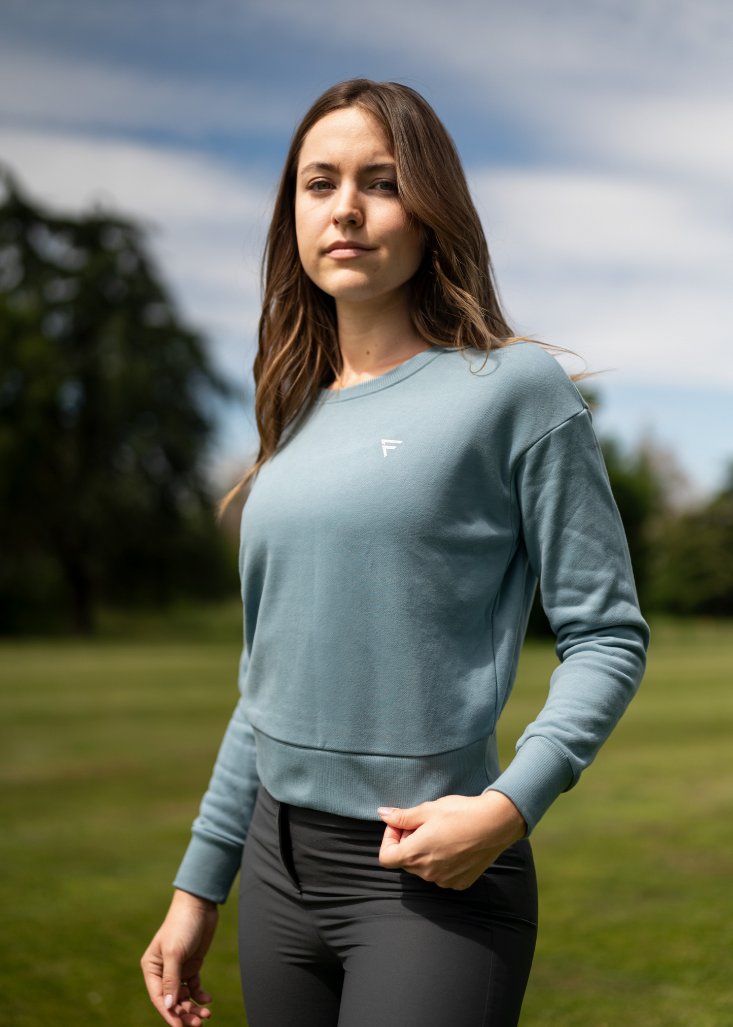 Kauri Crewneck Sweater | Sapphire Blue